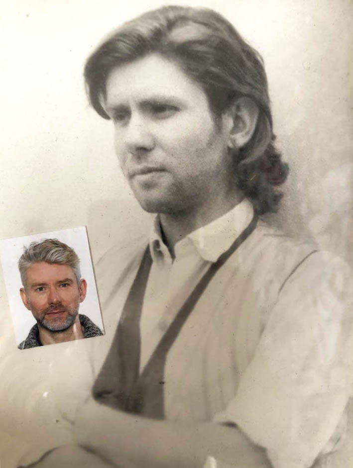 Adam Adach, double portrait 30 ans d'écart.